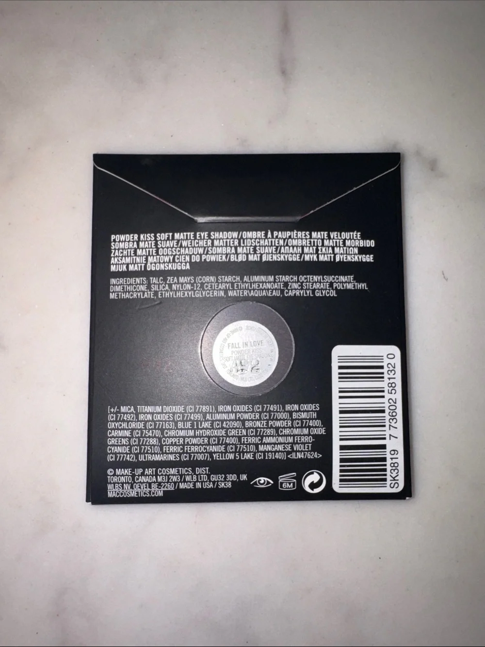 MAC Cosmetics Powder Kiss Soft Matte Eye Shadow - Rose Pink